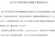 自购！广发华商融通等多家基金公司出手